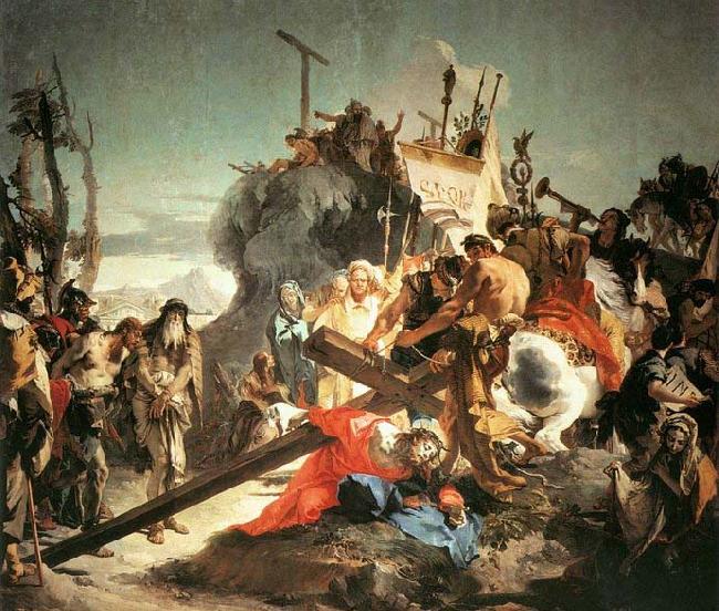 Giovanni Battista Tiepolo Christ Carrying the Cross oil painting image